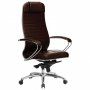 Кресло офисное Мetta "Samurai" KL-1.04 рецик. кожа темно-коричневое 531533 (1)