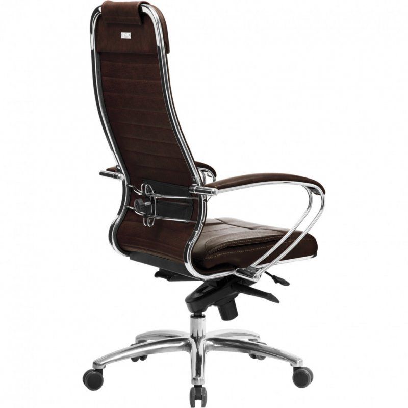 Кресло офисное Мetta "Samurai" KL-1.04 рецик. кожа темно-коричневое 531533 (1)