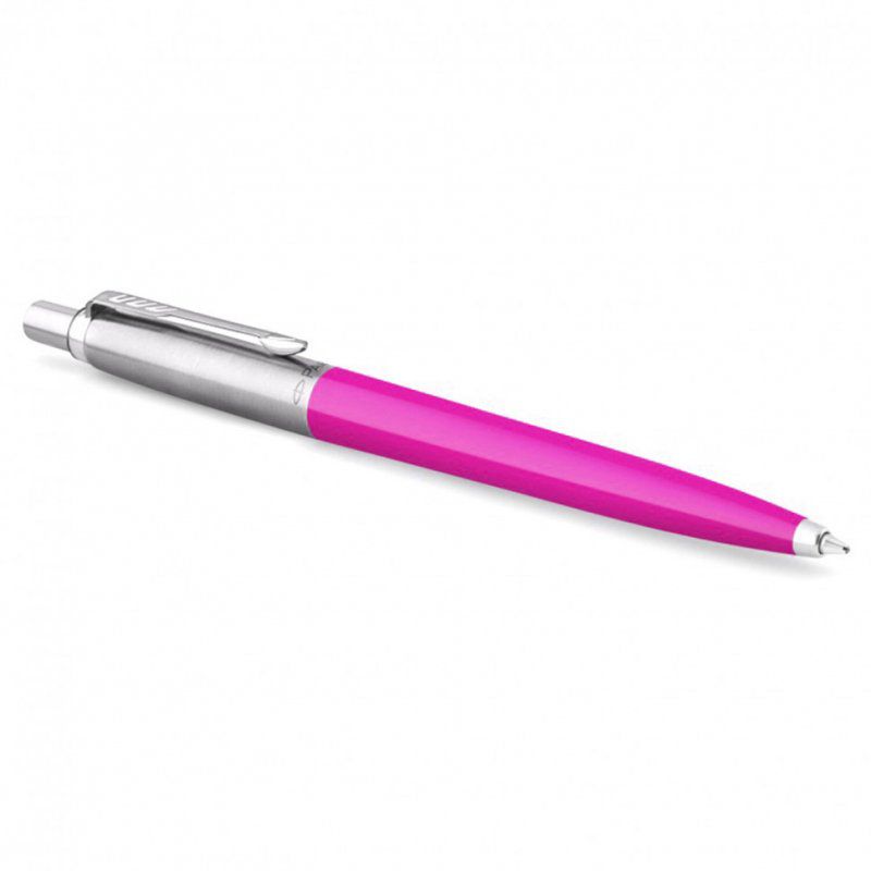 Ручка шариковая Parker "Jotter Orig Magenta" розовый нержавеющая сталь блистер синяя 143861 (1)