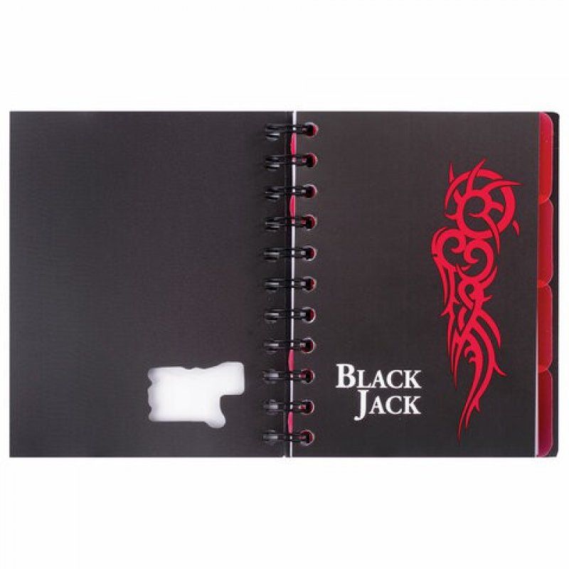 Блокнот А6 Brauberg Black Jack 150 листов, клетка 125388