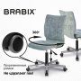 Кресло BRABIX Stream MG-314 без подлокотников серебристое ткань серо-голубое 532395 (1)
