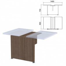 Каркас модуля стола для переговоров Приоритет 1400х900х750 мм лагос К-914 К-914 лагос 640401 (1)