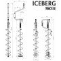 Ледобур Iceberg Siberia 160R-1600 SH v3.0 (диаметр 160 мм) двуручный, правый, полукруглые ножи