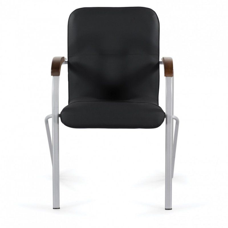 Кресло BRABIX Samba CF-104 серый каркас накладки орех кожзам черный собрано 532759 (1)