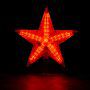 Верхушка на елку светодиодная для дома Vegas Звезда 30 красных LED, 3м, 20х20 см, 220V 55086