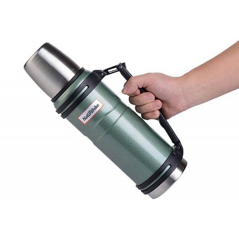 Термос Naturehike Outdoor Stainless Steel Vacuum Flask 1л Forest Green
