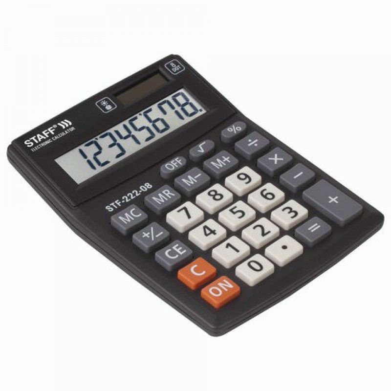 Калькулятор настольный Staff Plus STF-222 8 разрядов 250418