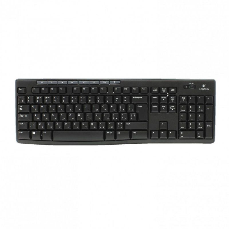 Набор беспроводной LOGITECH Wireless Combo MK270 клавиатура мышь черный 511449 (1)