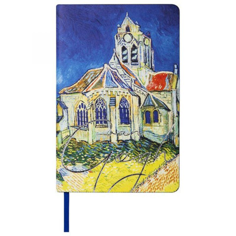 Ежедневник недатированный А5 Brauberg Vista Van Gogh 136 листов 111986