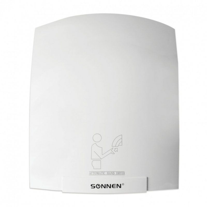 Сушилка для рук Sonnen HD-688 2000 Вт пластиковый корпус белая 604192 (1)