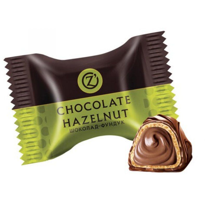Конфеты вафельные O'ZERA Chocolate Hazelnut с начинкой из фундучной пасты, 2 кг, ВК414/622512 (1)