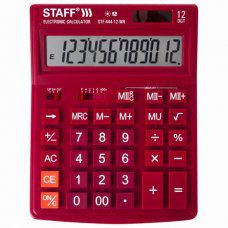 Калькулятор настольный Staff STF-444-12-WR 12 разрядов 250465