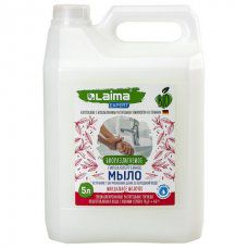 Мыло жидкое гипоаллергенное биоразлагаемое 5 л, LAIMA EXPERT Миндальное молочко, 607763 (1)