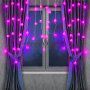 Электрогирлянда Vegas Нить Шары ротанговые 20 розовых LED ламп, соединяемая, 2,5м 55177