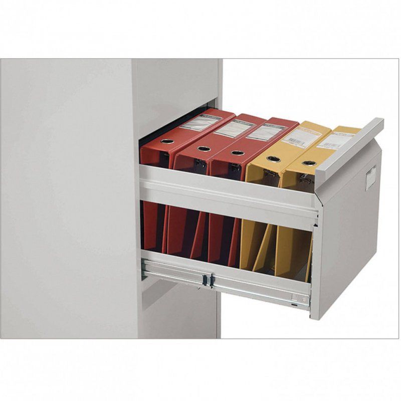 Шкаф картотечный ПРАКТИК A-42 685х408х485 мм 2 ящ для 84 папок формат папок A4 290698 (1)