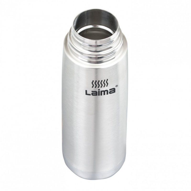 Термос LAIMA классический с узким горлом 0,5 л нерж сталь 601412 (1)
