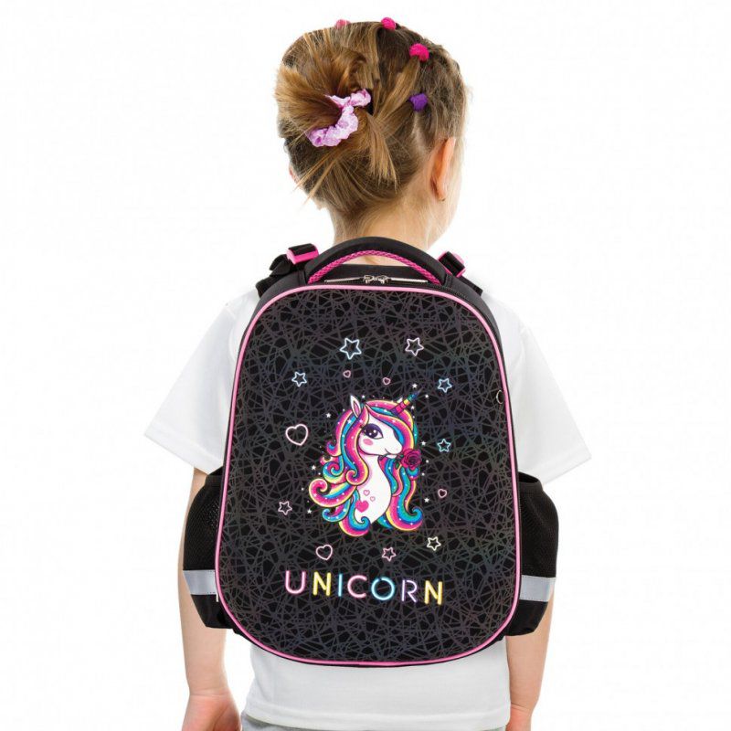 Ранец для девочек Юнландия Extra Rainbow unicorn 19 л 229932