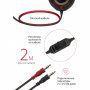 Наушники с микрофоном гарнитура DEFENDER Warhead G-185 пров 2 м стерео чёрно-красные 512025 (1)