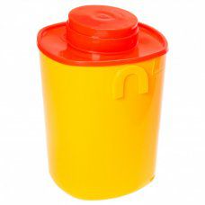 Контейнер для сбора отходов острого инструмента 1,5 л к-т 30 шт желтый класс Б СЗПИ 630921 (1)