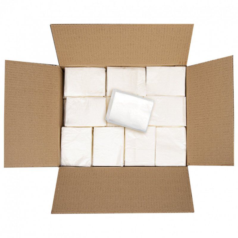 Салфетки бумажные для диспен. Laima Premium 1-слойные к-т 30 пачек по 100 шт. белые 112509 (1)