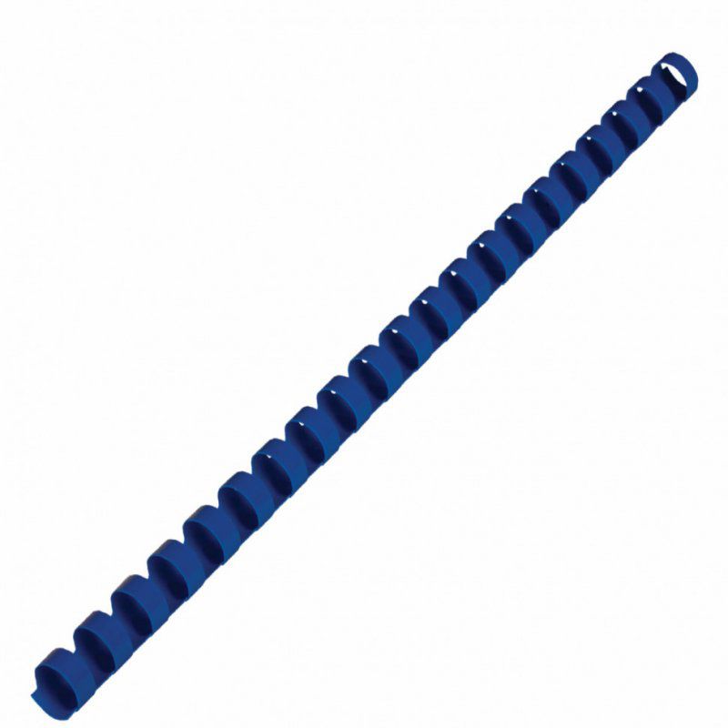 Пружины пластик. для переплета к-т 100 шт 16 мм (для сшив. 101-120 л.) синие Brauberg 530922 (1)