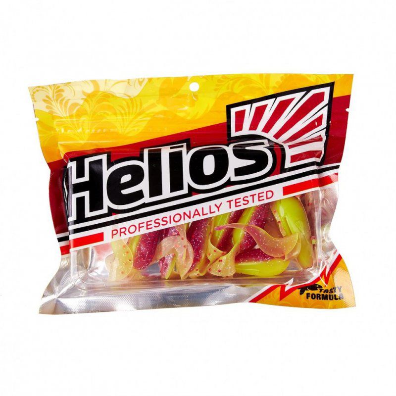 Лягушка Helios Frog 2,56"/6,5 см, цвет Fio & Acid lemon 7 шт HS-21-027
