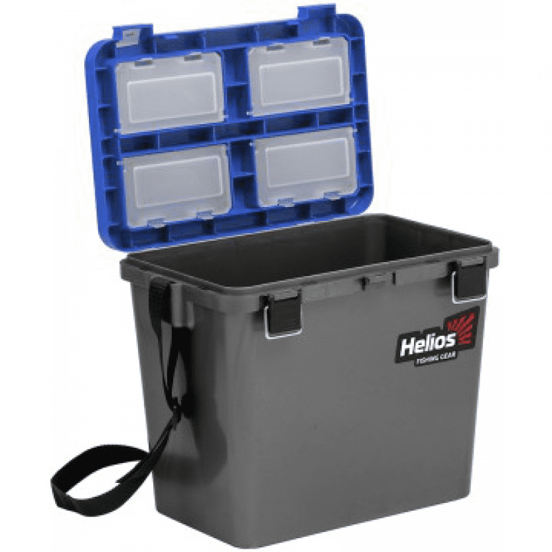 Ящик для зимний рыбалки Helios односекционный 19л HS-IB-19-GB-1