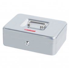 Ящик для денег Brauberg 90х180х250 мм, серебристый 291059