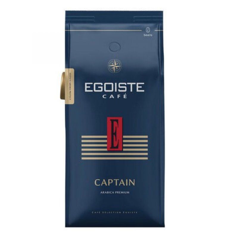 Кофе в зернах EGOISTE Captain, 1 кг, арабика 100%, ГЕРМАНИЯ, EG10004042/623499 (1)