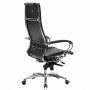 Кресло офисное Мetta "Samurai" Lux 2 рецик. кожа регулируемое сиденье черное 532485 (1)