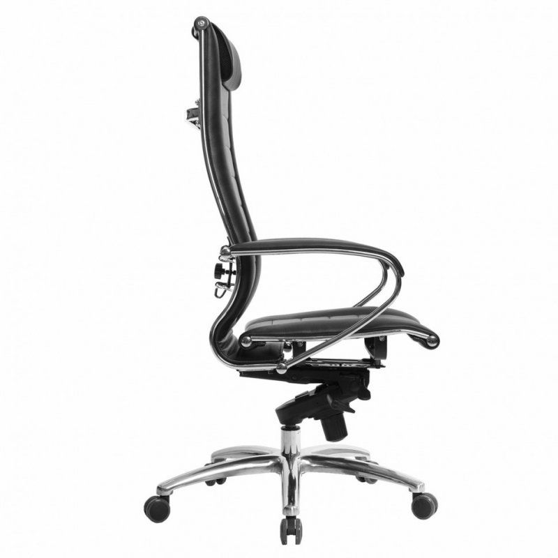 Кресло офисное Мetta "Samurai" Lux 2 рецик. кожа регулируемое сиденье черное 532485 (1)