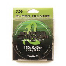 Леска Daiwa Super Shinobi 150м 0,40мм (13,5кг) светло-зеленая