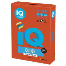 Бумага цветная для принтера IQ Color А4, 80 г/м2, 500 листов, красный кирпич, ZR09