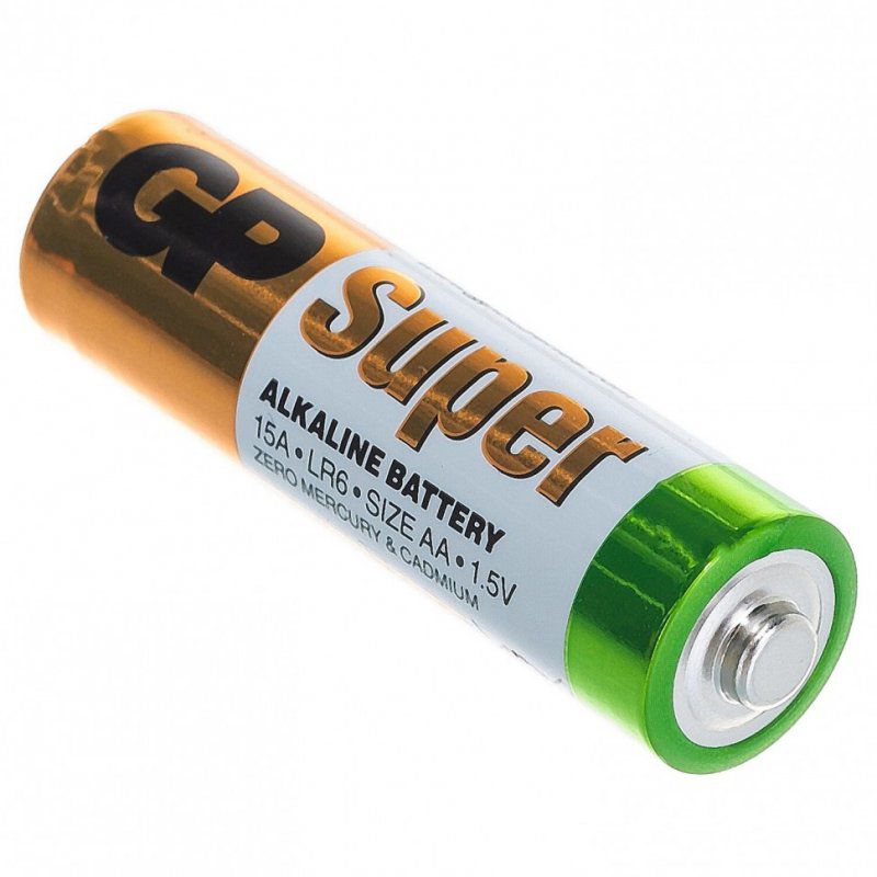 Батарейки GP Super AA LR6 15А алкалиновые пальчиковые комп. 40 шт. 15A-2CRVS 455924 (1)