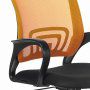 Кресло оператора Brabix Fly MG-396 ткань/сетка, черно-оранжевое 532084