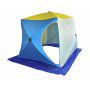 Палатка для зимней рыбалки Стэк Куб-2 трехслойная Long (дышащий верх)