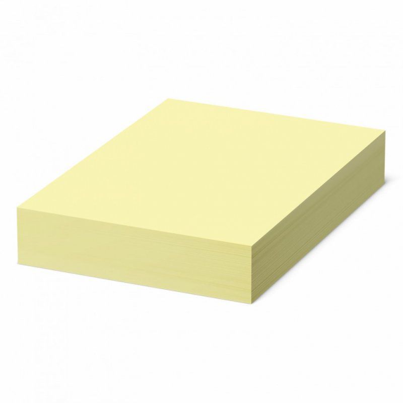 Бумага цветная DOUBLE A А4 80 г/м2 500 л пастель светло-желтая 115113 (1)