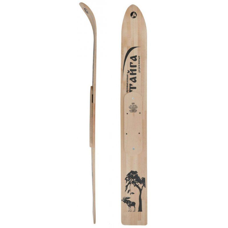 Лыжи Тайга Маяк деревянный 125*15 см