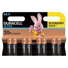 Батарейки алкалиновые Duracell Ultra Power LR06 (AA) 8 шт (454227)