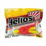 Твистер Helios Credo Double Tail 3,54"/9 см, цвет Acid lemon & Red 5 шт HS-28-029