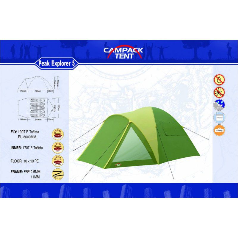 Палатка Campack Tent Peak Explorer 5
