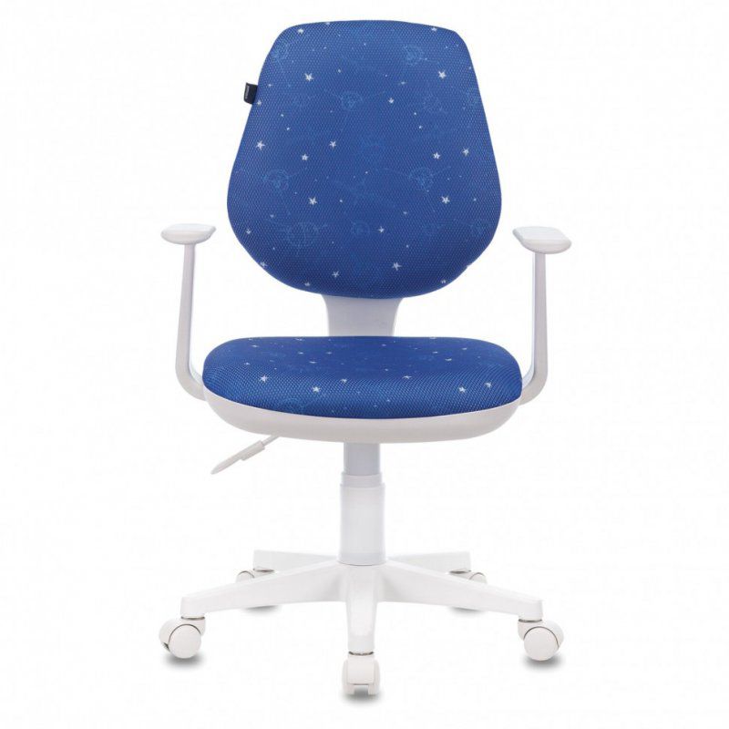 Кресло детское Brabix Fancy MG-201W ткань, синее 532408