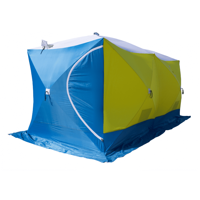 Палатка для зимней рыбалки Стэк Куб-3 трехслойная Дубль (дышащий верх)