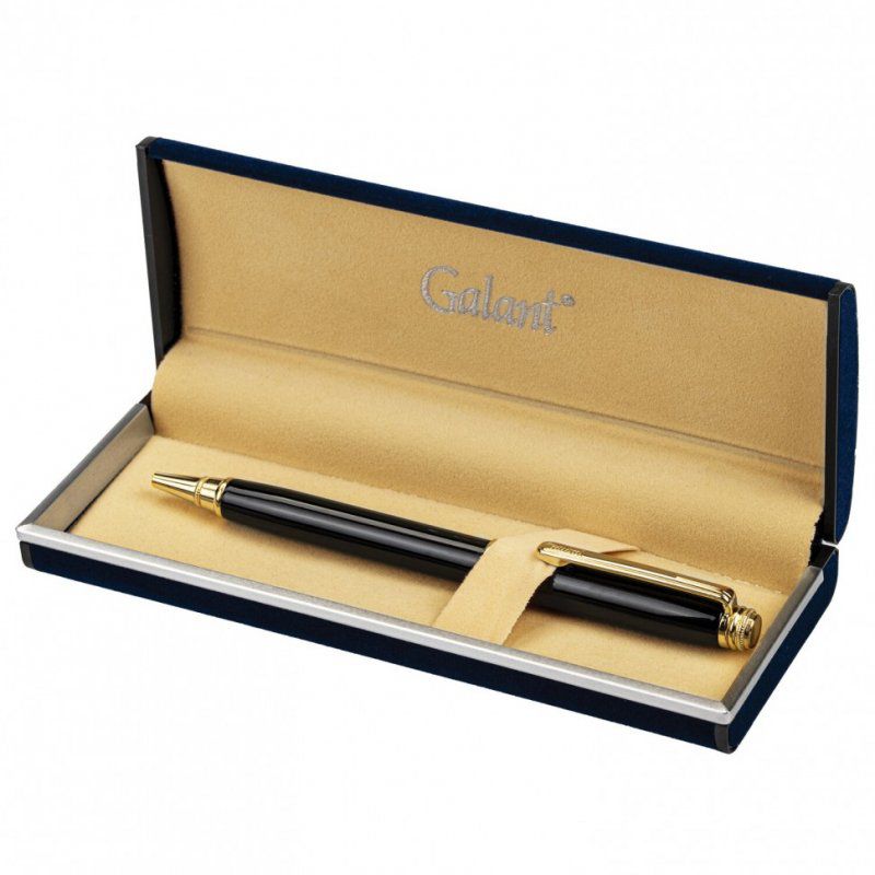 Ручка подарочная шариковая GALANT Black 0,7 мм синяя 140405 (1)