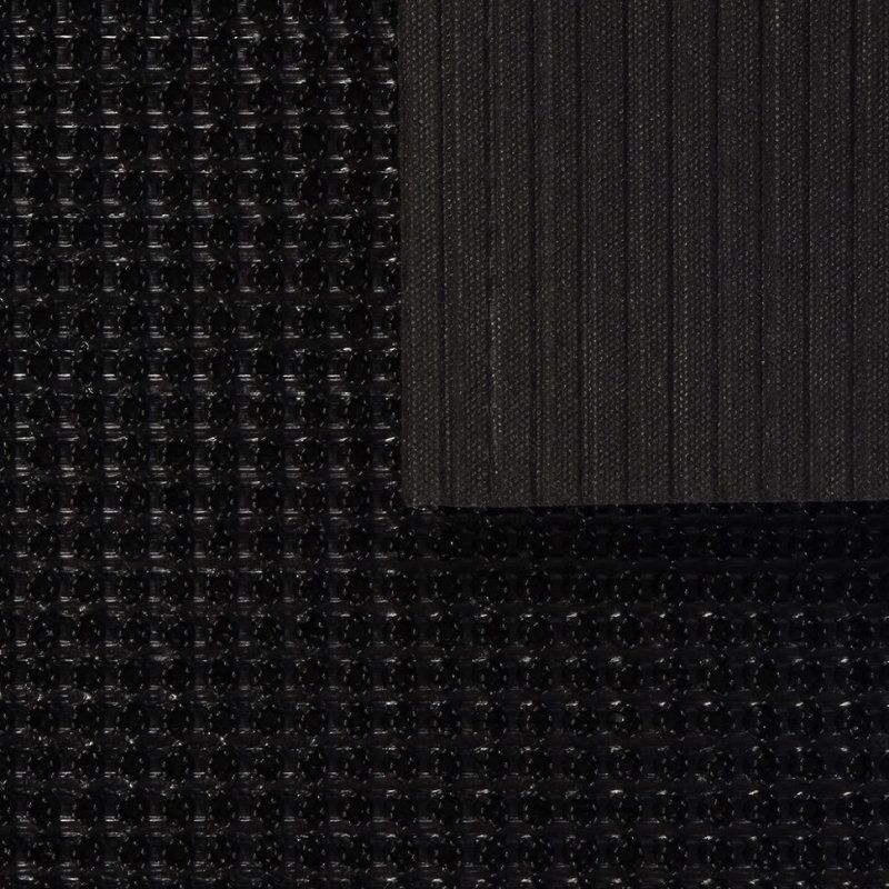 Щетинистое покрытие противоскользящее Vortex Травка рулон 90х150 см черный 24004