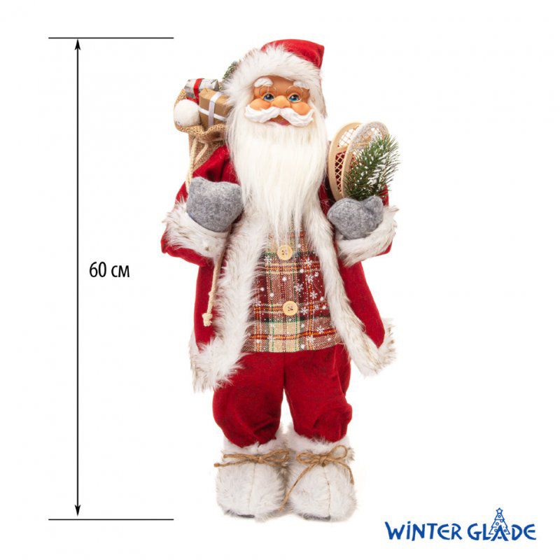 Игрушка Дед Мороз под елку 60 см M96