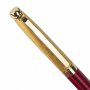 Ручка подарочная шариковая Galant Bremen корпус бордовый с золотистым синяя 141010 (1)