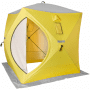 Палатка для зимней рыбалки Helios Куб трехслойная 1,8х1,8 (HS-ISCI-180YG)