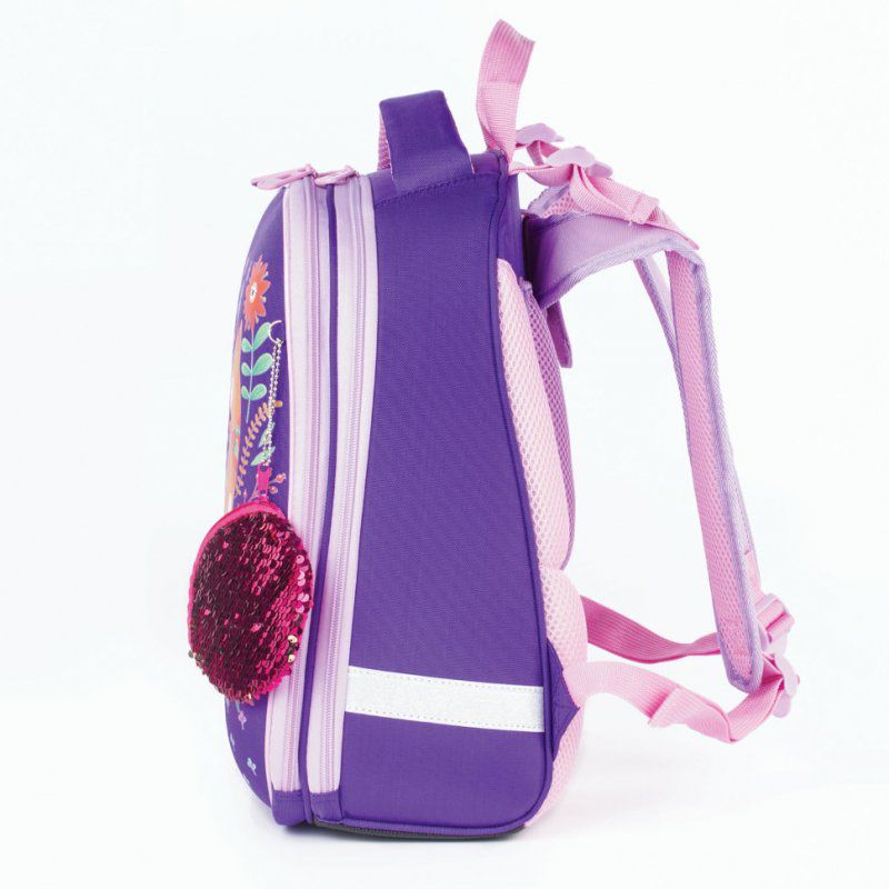 Ранец для девочек Brauberg Premium Рыжая лиса с брелоком 17 л 227816