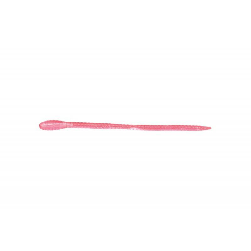 Приманка червь Nikko Dappy Isome 100мм цвет Clear Pink, 5 шт